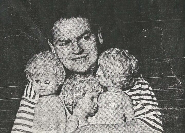 The Bernician doing an impression of Sinead O'Connor, May 1991. Dad Wouldn't Mend My Tractor